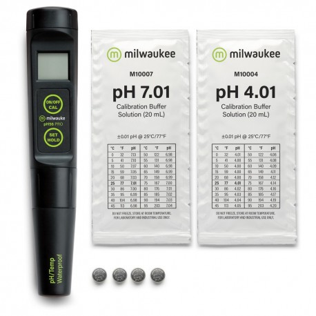 Medidor de pH y temperatura de bolsillo Milwaukee pH56 PRO